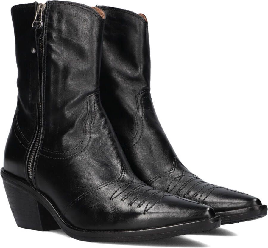 A.S.98 Enkellaarsjes Dames B84205 Maat: 42 Materiaal: Leer Kleur: Zwart