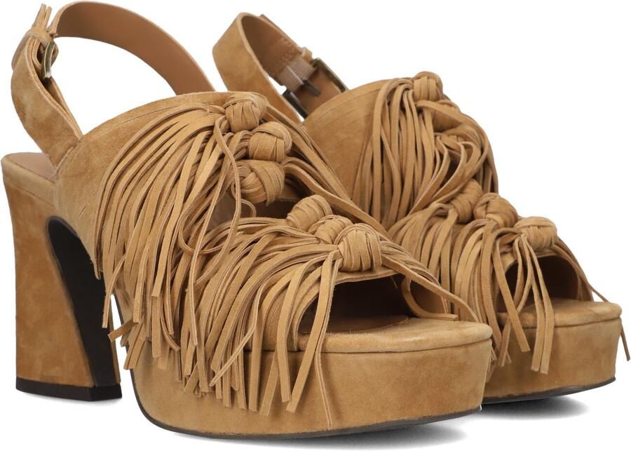 ASH Sandalen met Hak Dames Oprah Maat: 41 Materiaal: Suède Kleur: Camel