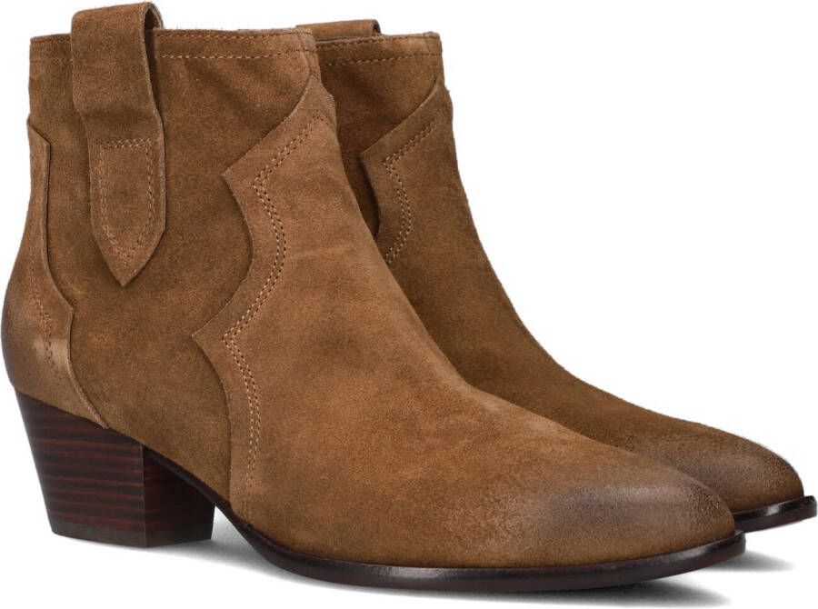 Ash Hurricane Enkellaarsjes Enkelboots met rits Dames Camel