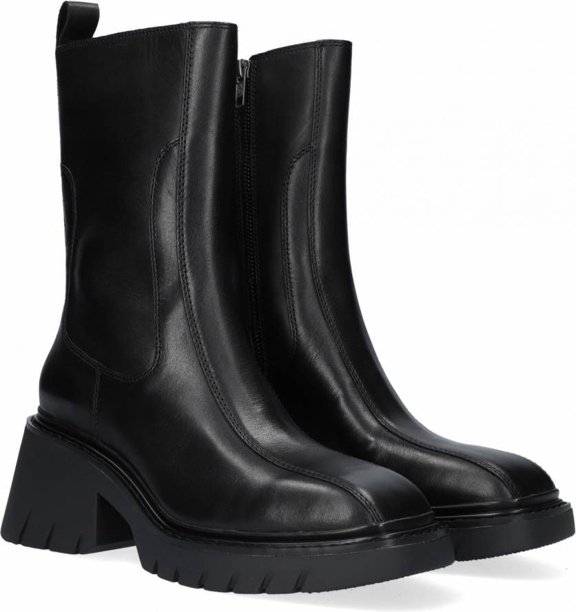 Ash Ocean Enkelboots Enkellaarsjes Dames Zwart