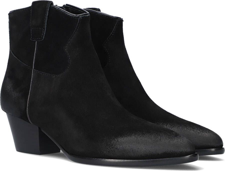 Ash Houston Enkellaarsjes Enkelboots met rits Dames Zwart