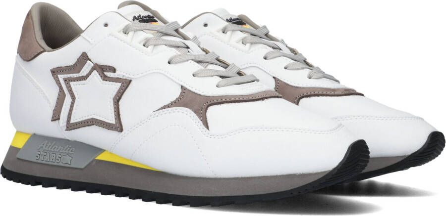 Atlantic Stars Witte Lage Sneakers Dracoc