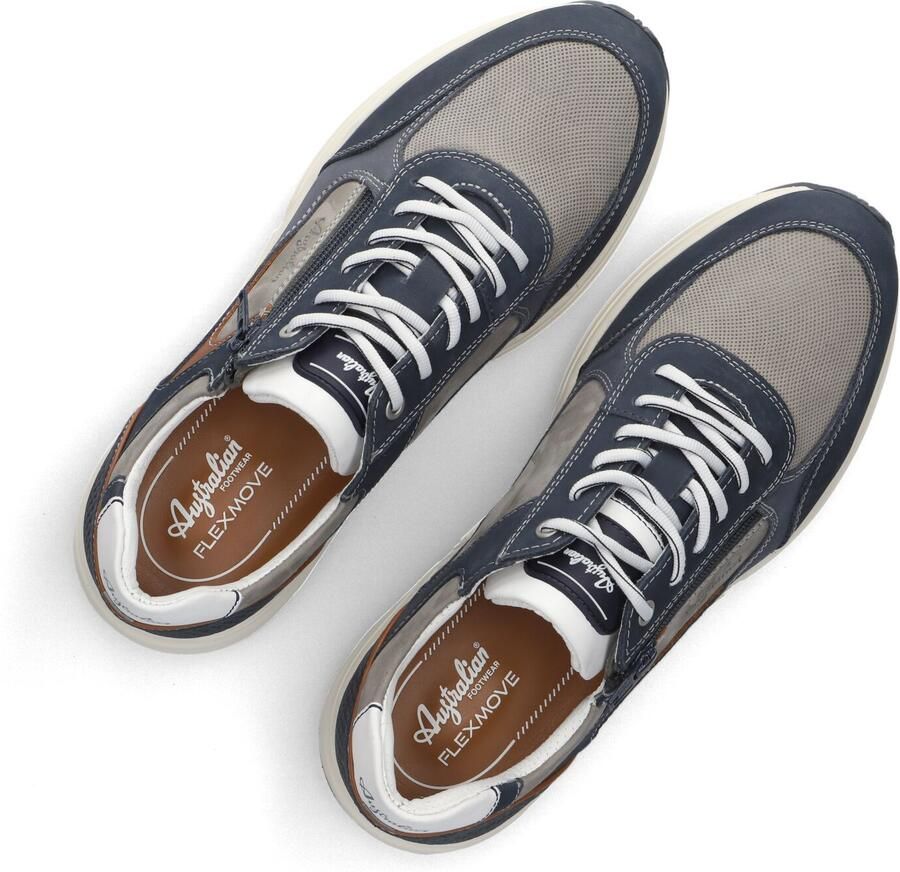 Australian Heren Sneakers Hawker Leren Lage sneakers Blauw - Foto 5