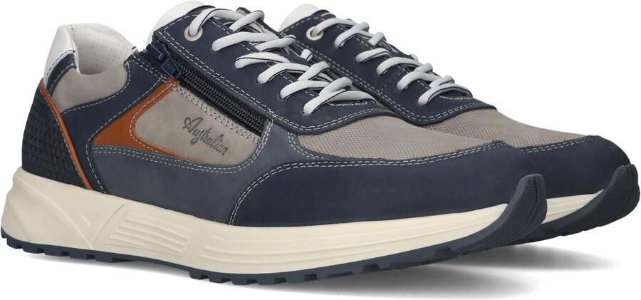 Australian Heren Sneakers Hawker Leren Lage sneakers Blauw