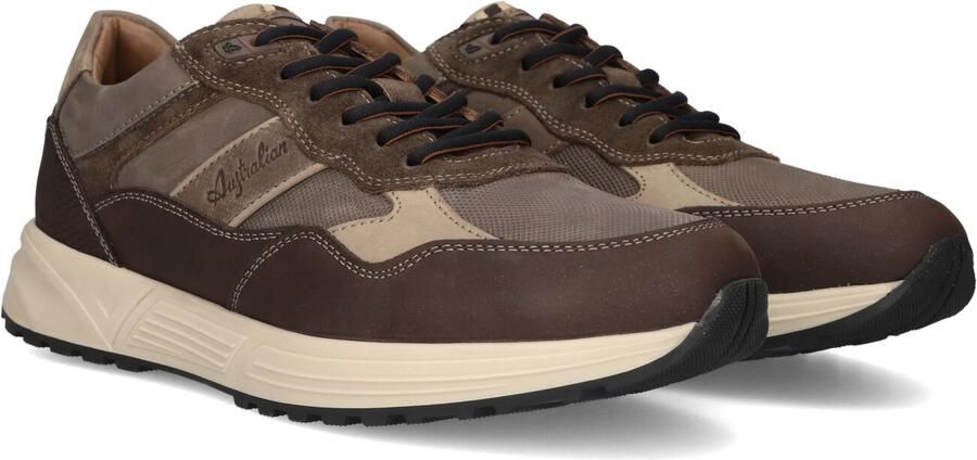 Australian Grants Sneakers Heren Leren Sneaker Bruin
