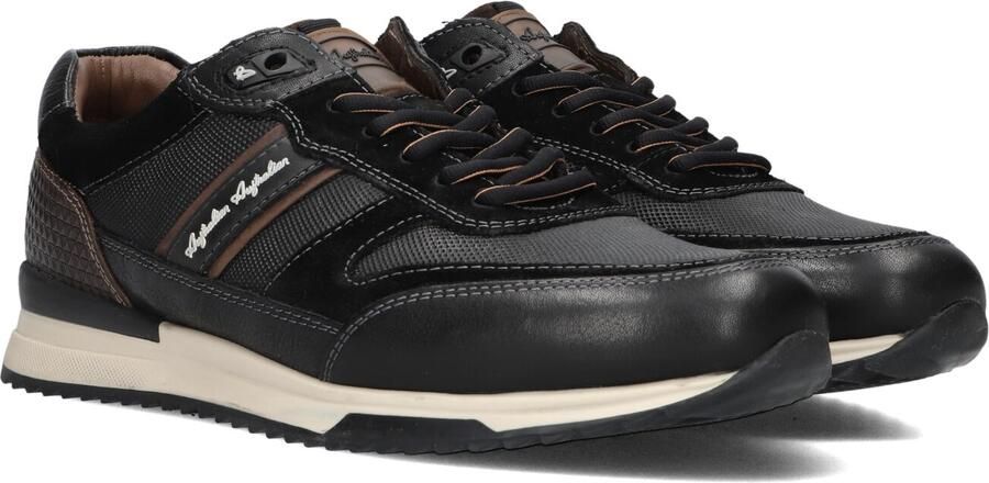 Australian Filmon Sneakers Heren Leren Sneaker Zwart