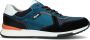 Australian Tim Tom Collection Sneaker Dakar 15.1570.01 Aqua Zwart Suède - Thumbnail 1