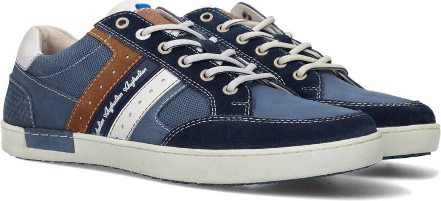 Australian Blauwe Leren Herensneaker Nothingham Multicolor Heren