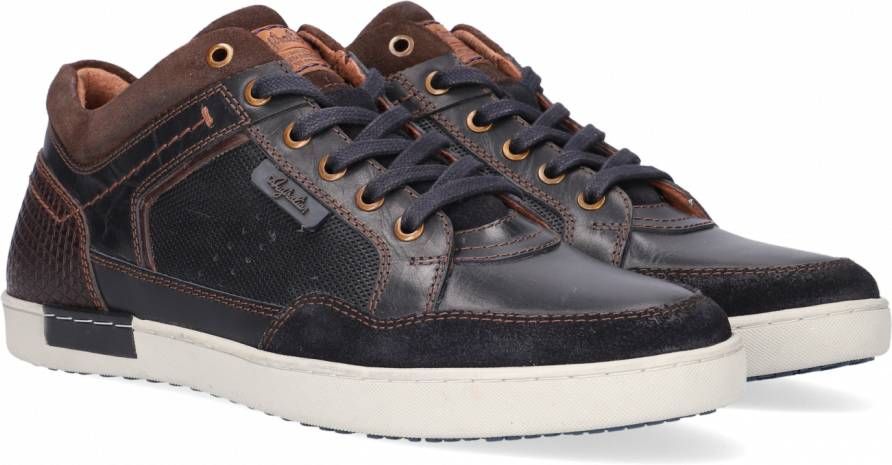 Australian Footwear Heren Sneakers Antrim Blauw Leer Blauw