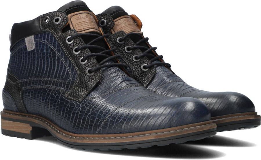 Australian Footwear Australian Montenero Veterboots Laarzen Met Veters Heren Blauw