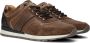Australian Bruin Tinten Navarone Lage sneakers Leren Sneaker Heren Bruin - Thumbnail 1