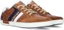 Bruin Tinten Nottingham Lage sneakers Leren Sneaker Heren Bruin - Thumbnail 1