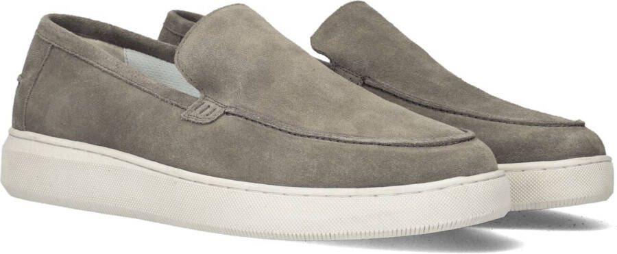 Australian Taupe Suède Loafer met Rubberembleem Beige Heren