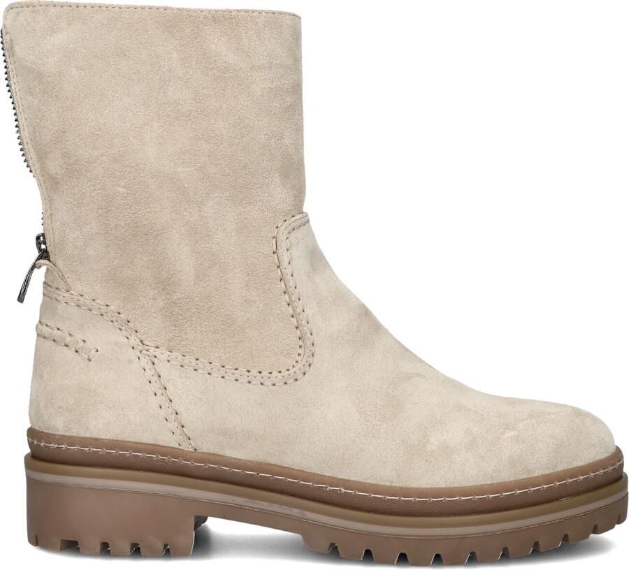 AYANA 13272 Enkellaarsjes Enkelboots met rits Dames Beige