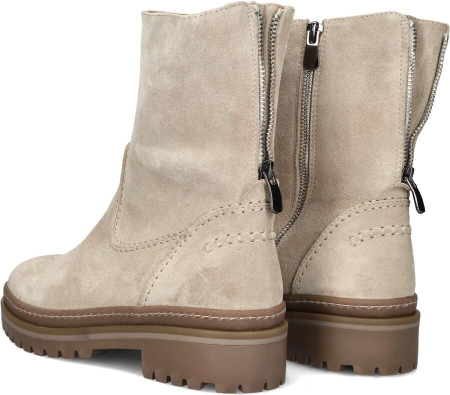 AYANA 13272 Enkellaarsjes Enkelboots met rits Dames Beige - Foto 3