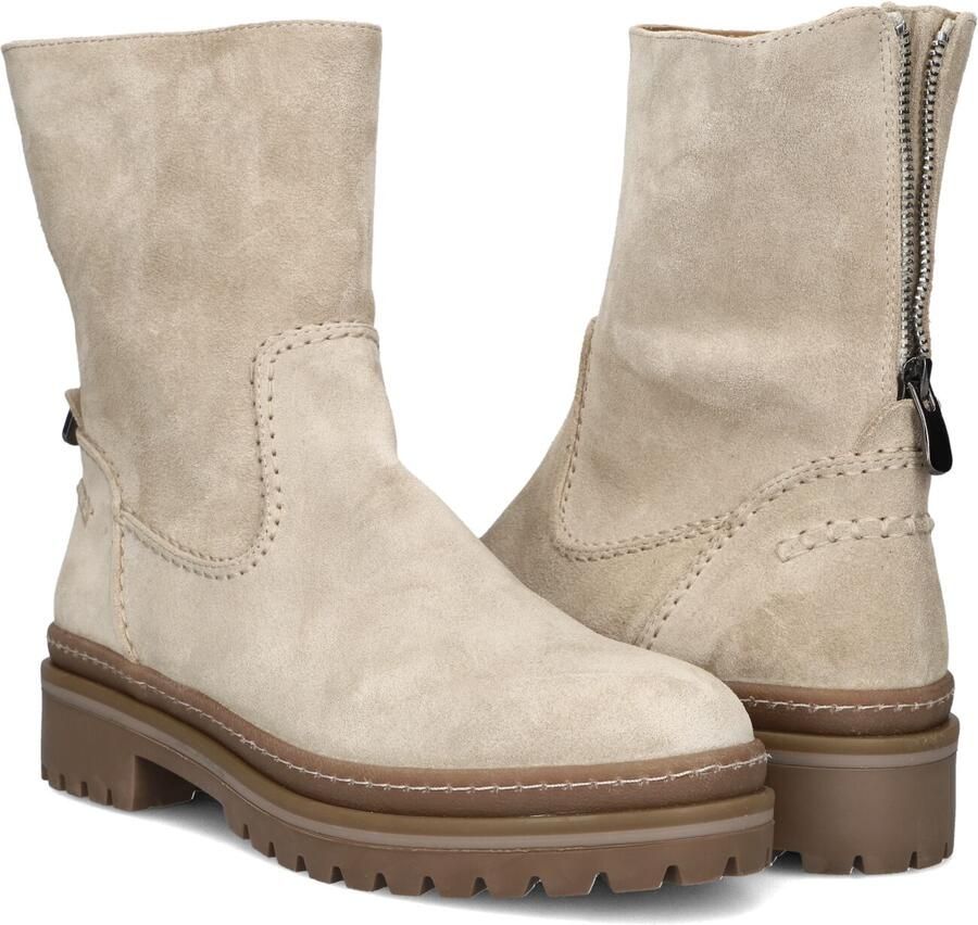 AYANA 13272 Enkellaarsjes Enkelboots met rits Dames Beige - Foto 2