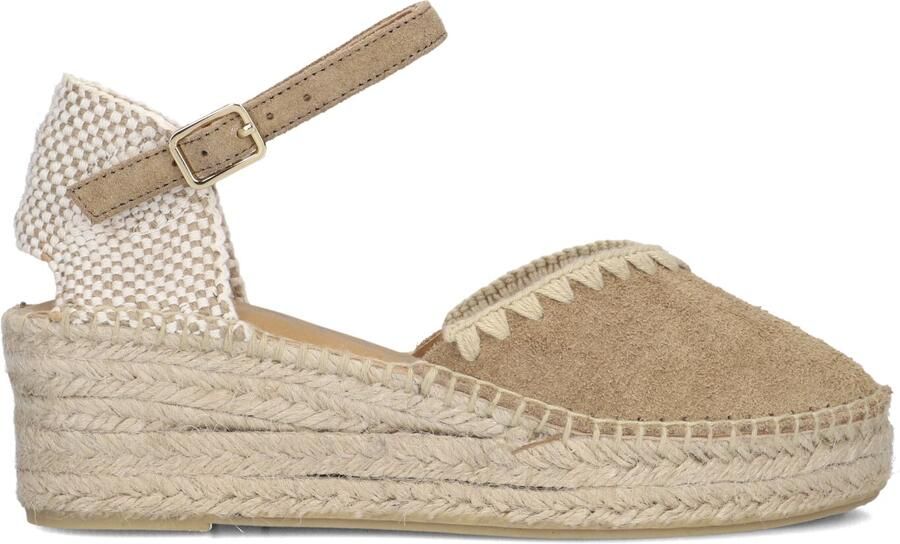 AYANA Espadrilles Dames Omo25yu814 Maat: 37 Materiaal: Suède Kleur: Beige - Foto 3