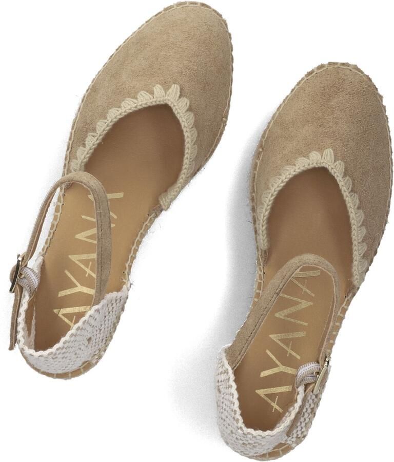 AYANA Espadrilles Dames Omo25yu814 Maat: 39 Materiaal: Suède Kleur: Beige