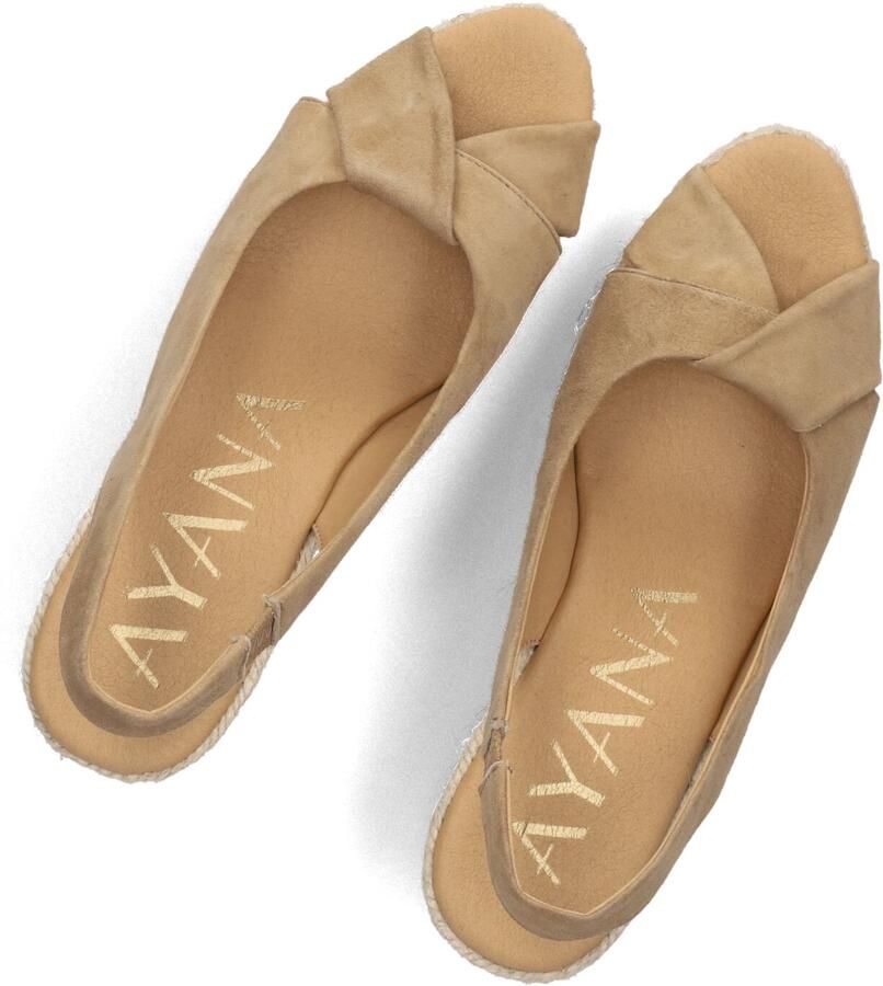 AYANA Espadrilles Dames Omo25yu846 Maat: 40 Materiaal: Suède Kleur: Beige