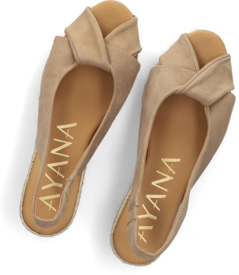 AYANA Espadrilles Dames Omo26yu946 Maat: 39 Materiaal: Suède Kleur: Beige - Foto 2