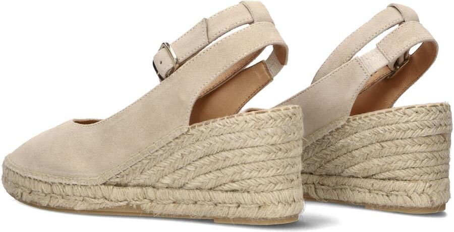 AYANA Espadrilles Dames Yu669 Maat: 37 Materiaal: Leer Kleur: Beige - Foto 4