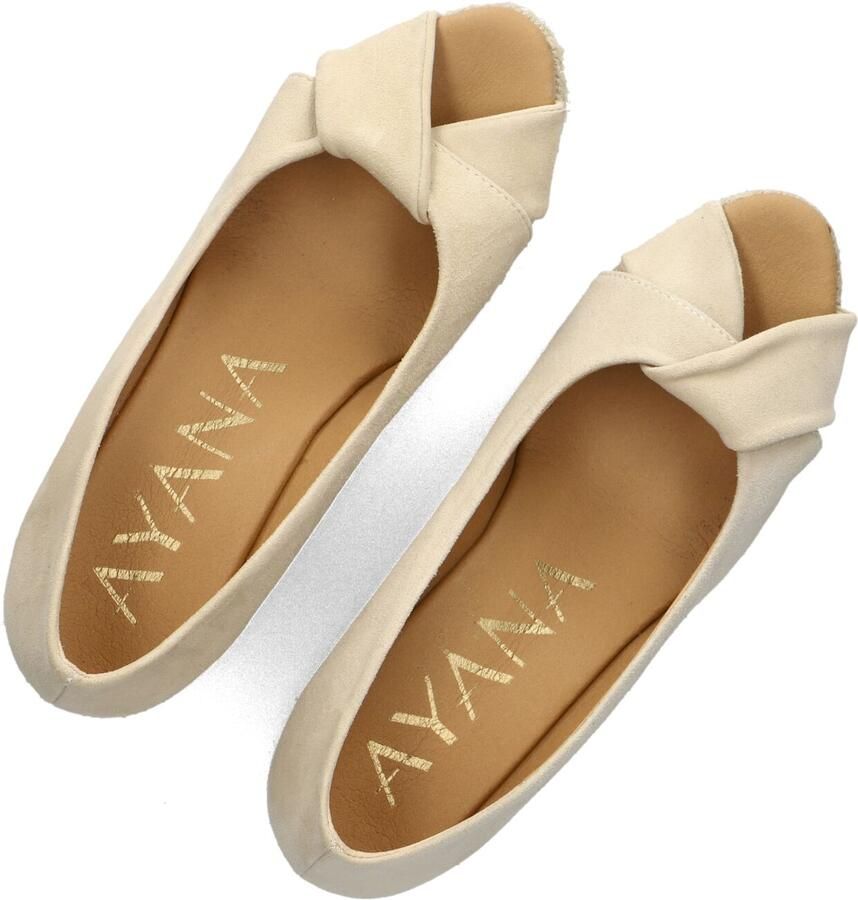 AYANA Espadrilles Dames Yu836 Maat: 39 Materiaal: Suède Kleur: Beige