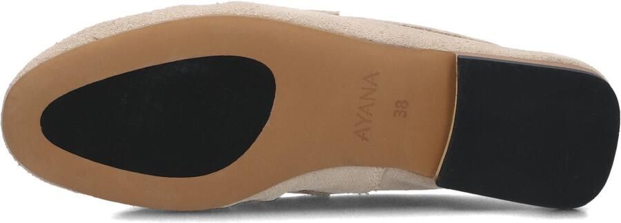 AYANA Instappers Dames Juna-14 Maat: 36 Materiaal: Suède Kleur: Beige - Foto 3