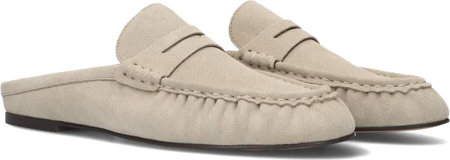 AYANA Instappers Dames Lfg014 Maat: 39 Materiaal: Suède Kleur: Beige