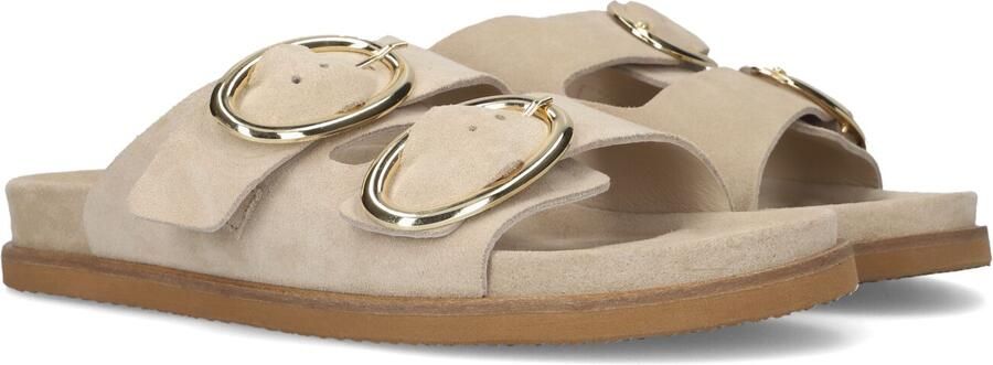 AYANA Slippers Dames 2501 Maat: 38 Materiaal: Suède Kleur: Beige