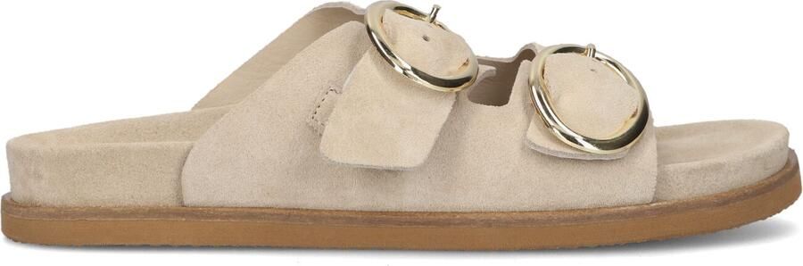 AYANA Slippers Dames 2501 Maat: 38 Materiaal: Suède Kleur: Beige - Foto 5