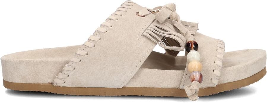 AYANA Slippers Dames 2502 Maat: 37 Materiaal: Suède Kleur: Beige - Foto 4