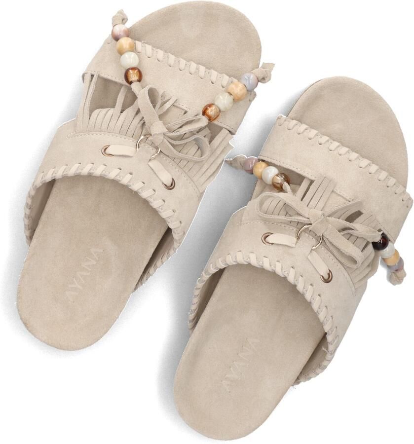 AYANA Slippers Dames 2502 Maat: 37 Materiaal: Suède Kleur: Beige - Foto 2