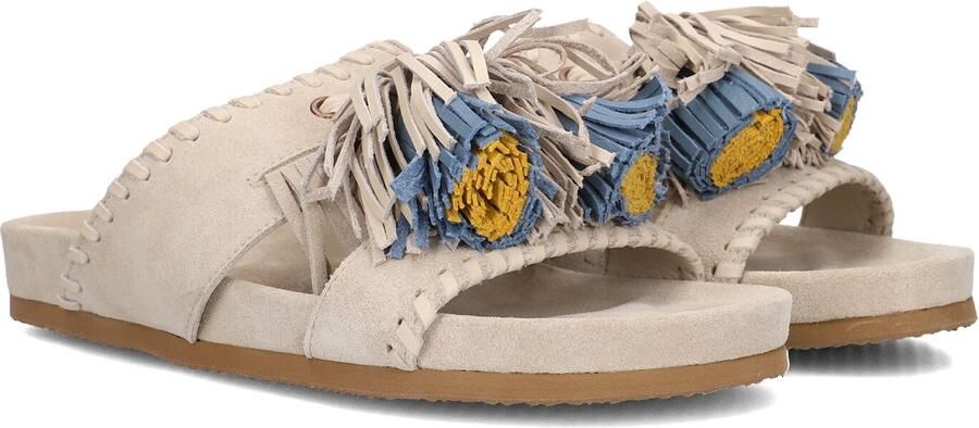 AYANA Slippers Dames 2503 Maat: 36 Materiaal: Suède Kleur: Beige