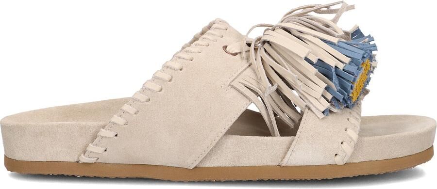 AYANA Slippers Dames 2503 Maat: 36 Materiaal: Suède Kleur: Beige - Foto 3