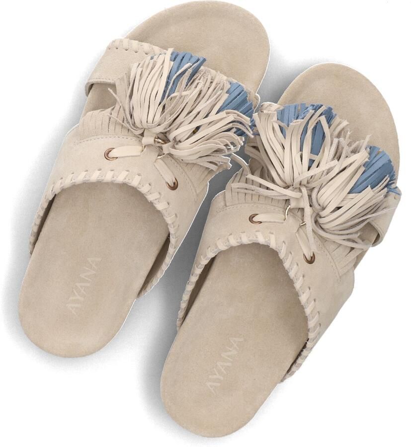 AYANA Slippers Dames 2503 Maat: 36 Materiaal: Suède Kleur: Beige - Foto 2