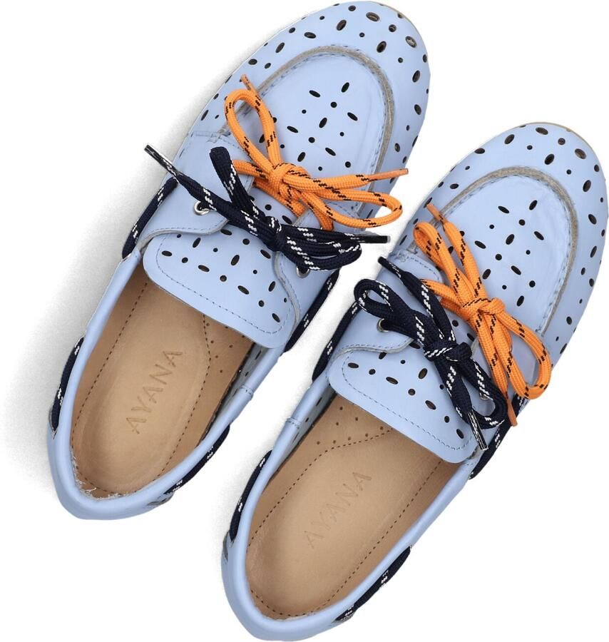 AYANA Mocassins Dames 12434 Maat: 37 Materiaal: Leer Kleur: Blauw - Foto 2