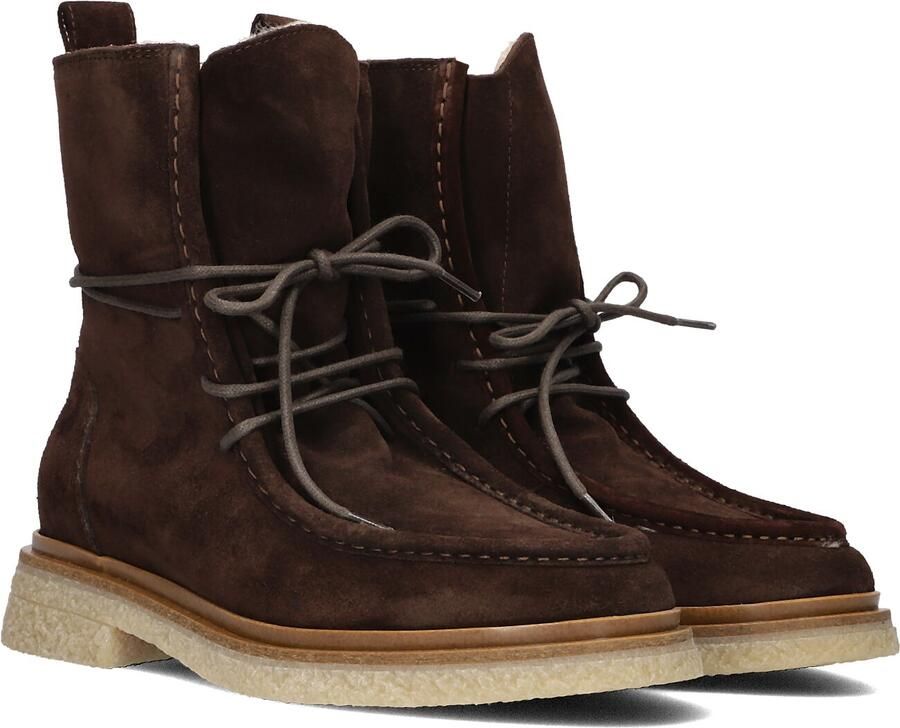 AYANA Veterboots Dames 09-241 Maat: 41 Materiaal: Suède Kleur: Bruin