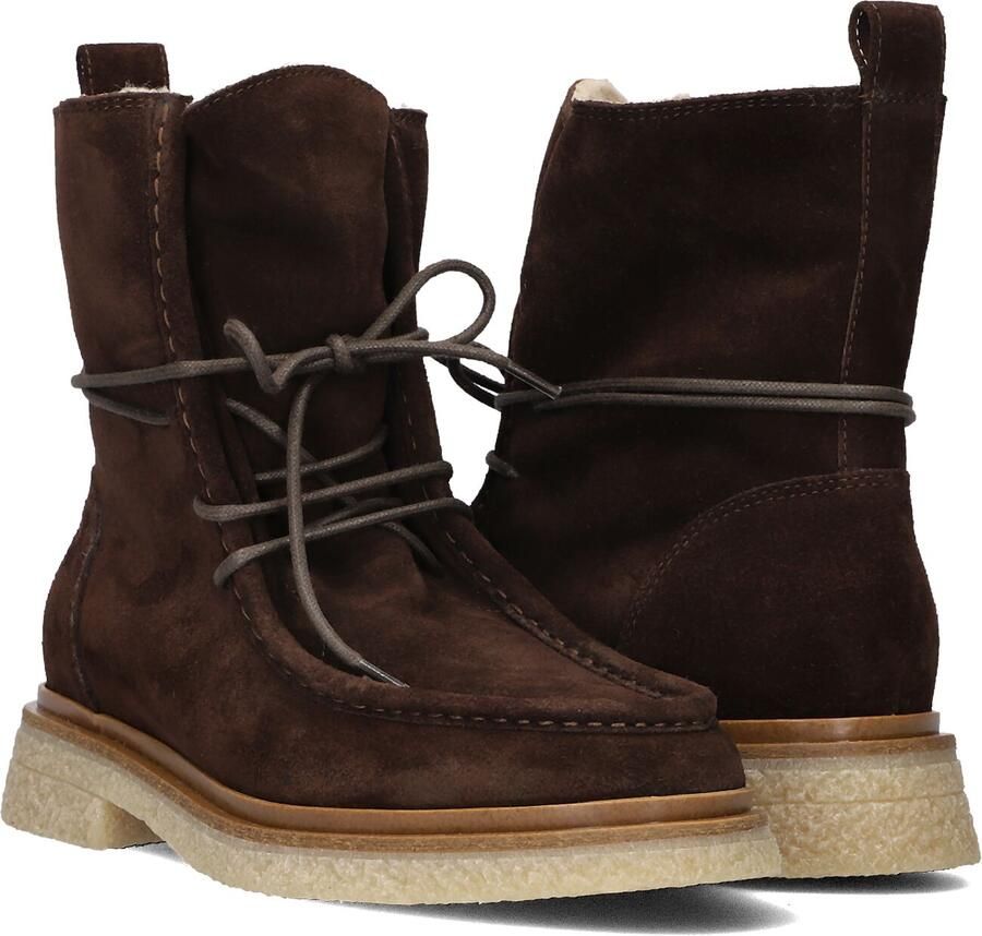 AYANA Veterboots Dames 09-241 Maat: 37 Materiaal: Suède Kleur: Bruin