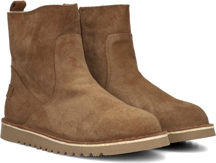 AYANA Enkelboots Dames 2427 Maat: 38 Materiaal: Suède Kleur: Cognac