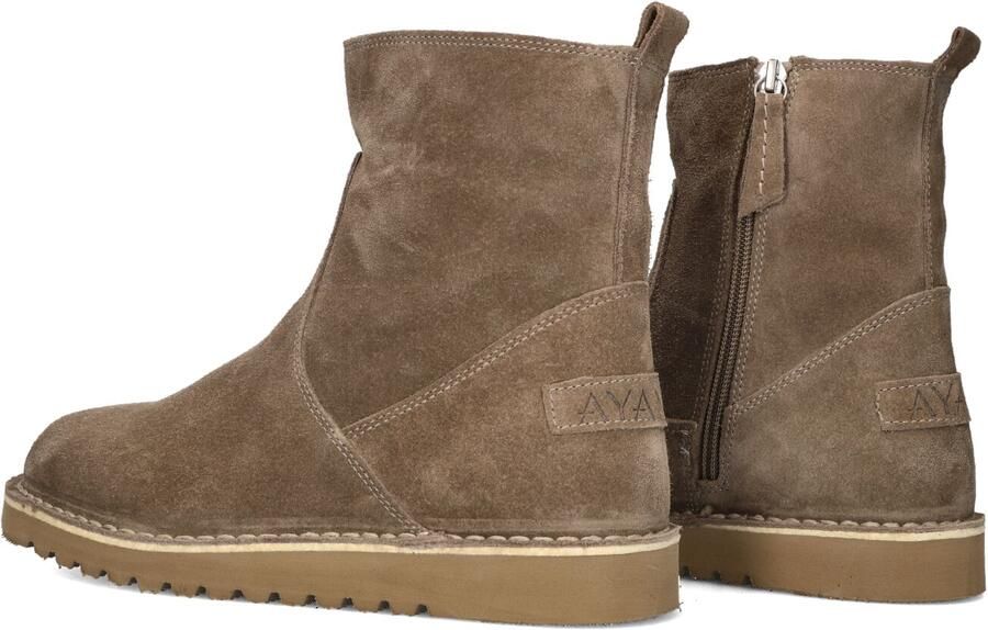 AYANA Enkelboots Dames 2427 Maat: 42 Materiaal: Suède Kleur: Taupe - Foto 4