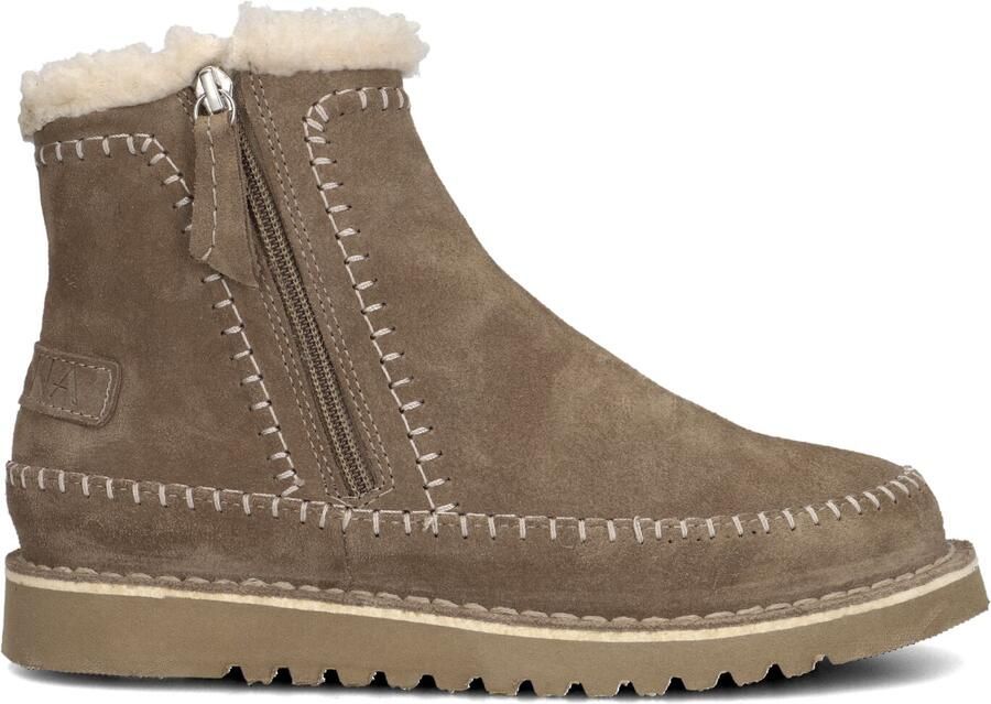 AYANA Enkelboots Dames 2431 Maat: 35 Materiaal: Suède Kleur: Taupe - Foto 3