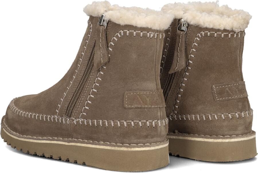 AYANA Enkelboots Dames 2431 Maat: 35 Materiaal: Suède Kleur: Taupe - Foto 4