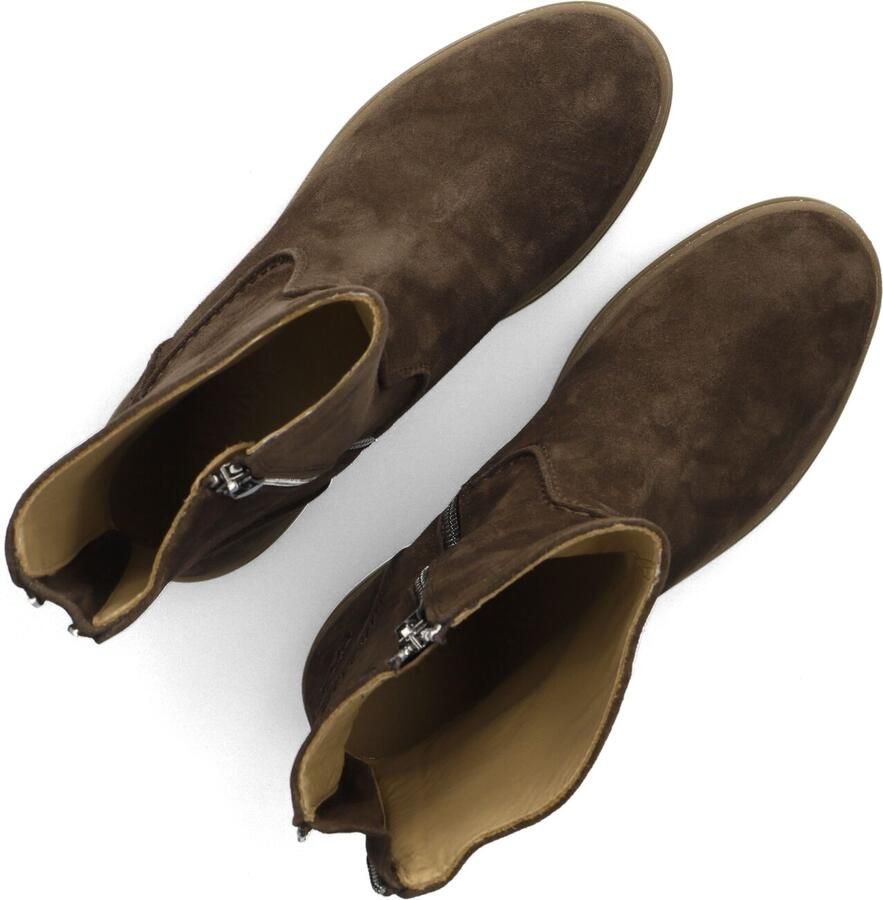 AYANA 13272 Enkellaarsjes Enkelboots met rits Dames Bruin - Foto 4