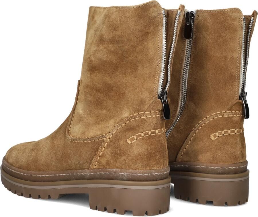 AYANA 13272 Enkellaarsjes Enkelboots met rits Dames Cognac - Foto 3