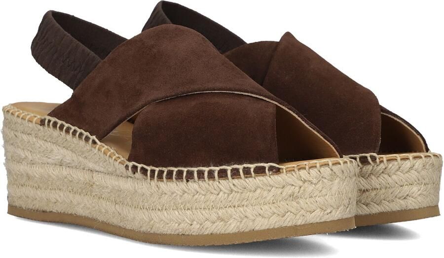 AYANA Espadrilles Dames Omo26yu942 Maat: 39 Materiaal: Textiel Kleur: Bruin