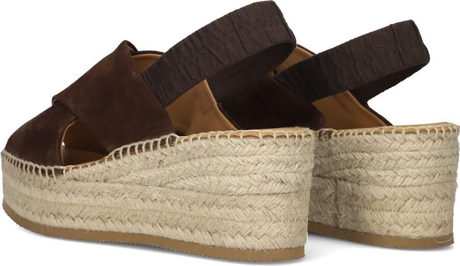 AYANA Espadrilles Dames Omo26yu942 Maat: 39 Materiaal: Textiel Kleur: Bruin - Foto 3