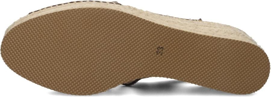 AYANA Espadrilles Dames Omo26yu942 Maat: 39 Materiaal: Textiel Kleur: Bruin - Foto 5