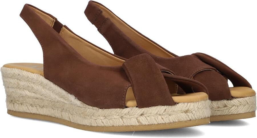 AYANA Espadrilles Dames Omo26yu946 Maat: 40 Materiaal: Suède Kleur: Bruin