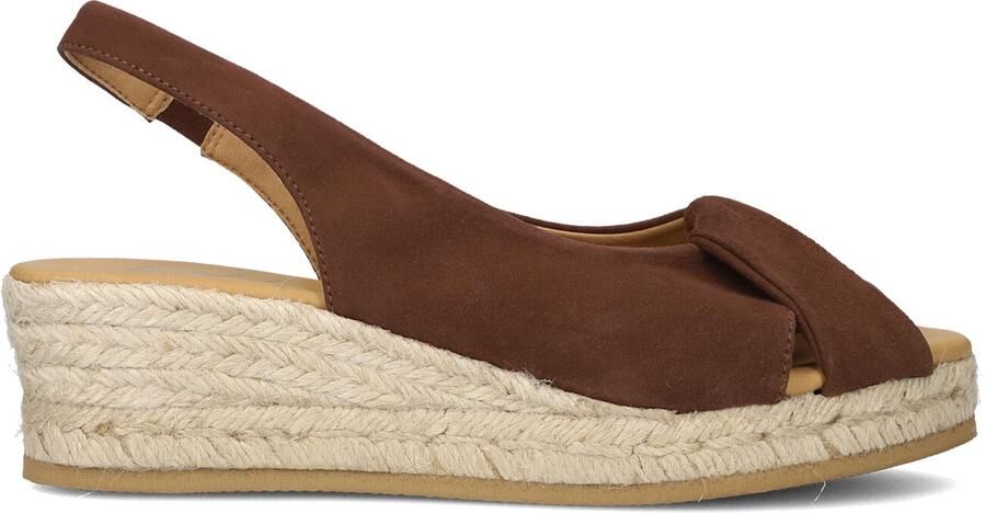 AYANA Espadrilles Dames Omo26yu946 Maat: 40 Materiaal: Suède Kleur: Bruin - Foto 3