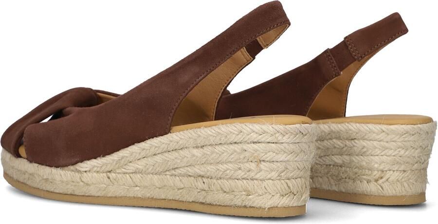 AYANA Espadrilles Dames Omo26yu946 Maat: 40 Materiaal: Suède Kleur: Bruin - Foto 4
